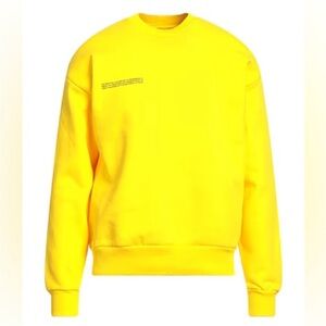 Pangaia Sweatshirt Yellow Crewneck Oversized Men’s Unisex